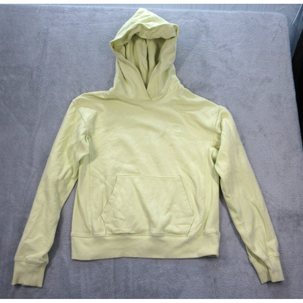 The North Face Hoodie Womens XS Pullover Sweatshirt Outdoors Yellow Long Slv